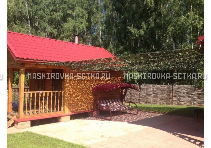Маскировочная сеть Лес 3х6 м без антипирена – купить по цене 4400 руб. в интернет-магазине в городе Ульяновск картинка 7