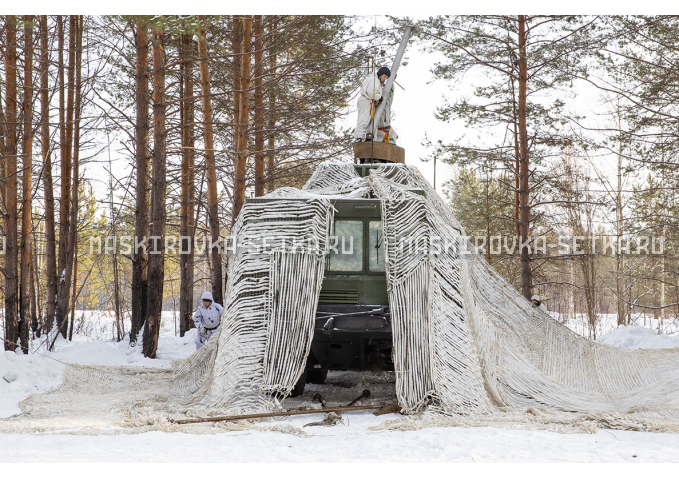 Маскировочный комплект МКТ-2С Снег 12х18 м без АП – купить по цене 58200 руб. в интернет-магазине в городе Ульяновск картинка 1