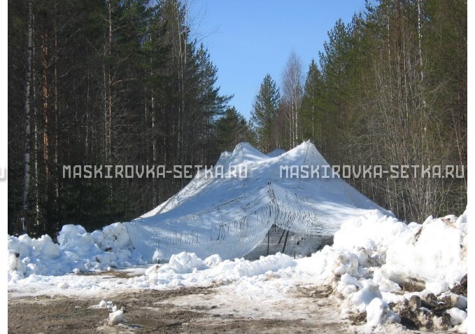 Маскировочная сеть МКТ-2С Снег 3х6 м – купить по цене 4400 руб. в интернет-магазине в городе Ульяновск картинка 3