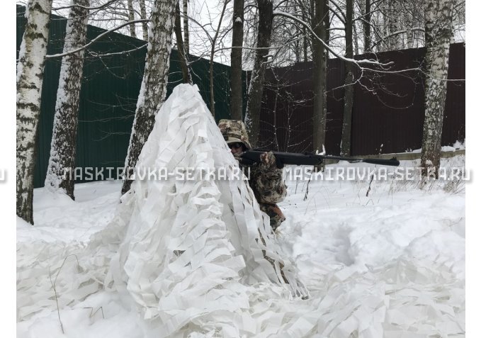 Маскировочная сеть МКТ-2С Снег 3х6 м – купить по цене 4400 руб. в интернет-магазине в городе Ульяновск картинка 2